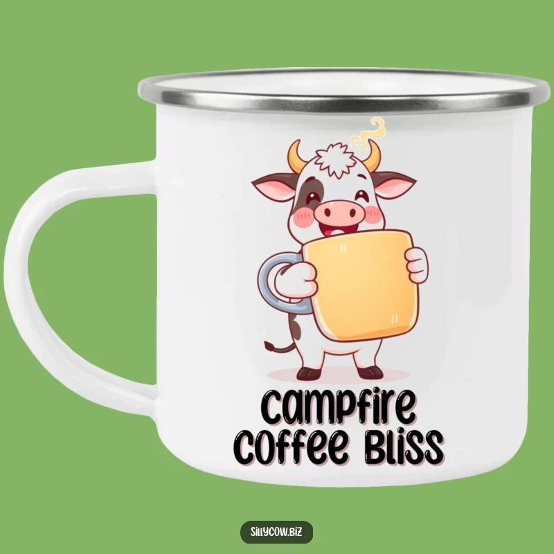 Funny Cow Adventure Mug: Coffee Lover Design, Rugged Humorous Gift!