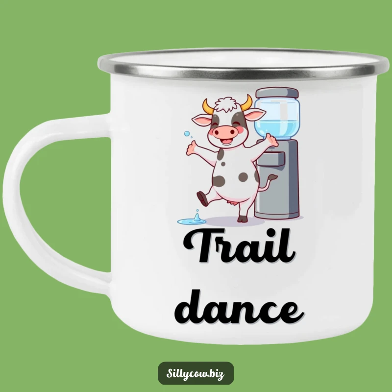 Funny Dancing Cow Water Cooler Camping Mug - Durable & Hilarious Gift
