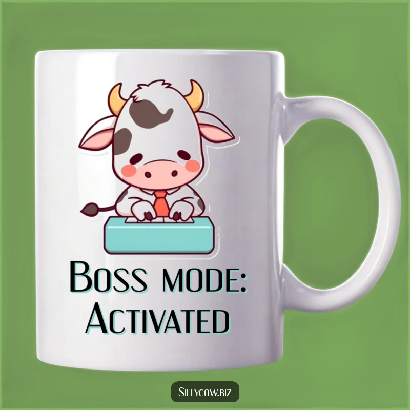 Funny Cow Typist Mug: A Hilarious Gift for Office Coworkers and Keyboard Enthusiasts