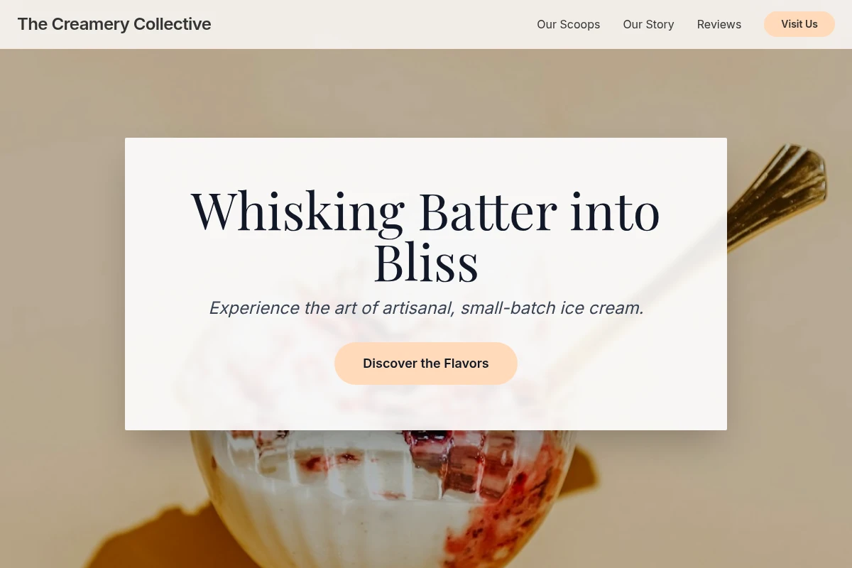 Confection Ice Cream