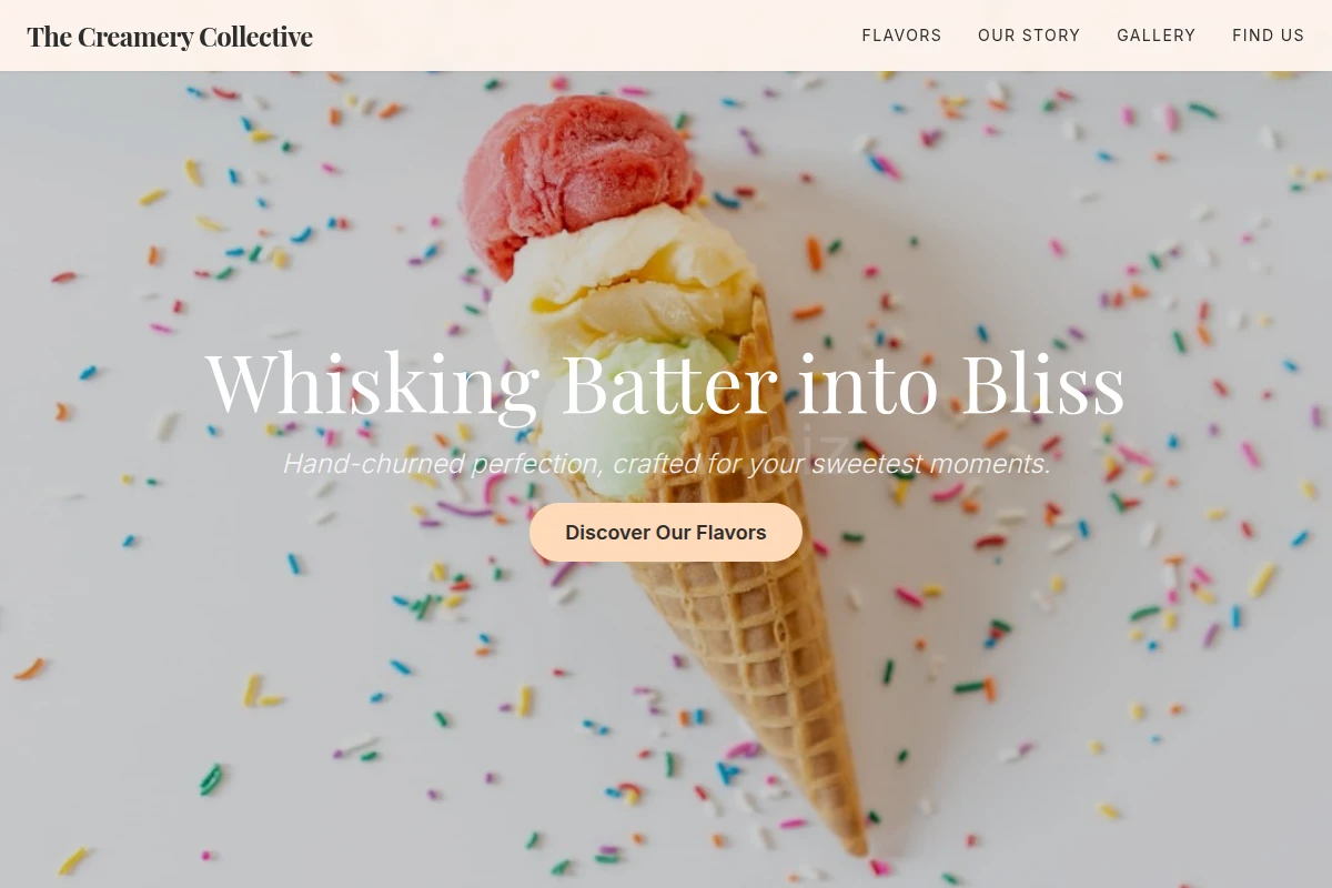 Artisan Ice Cream