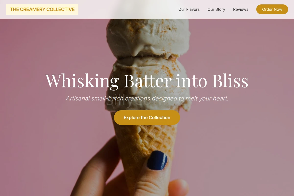 Gourmet Ice Cream