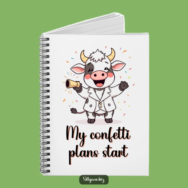 Funny Cow Blazer Notebook: Jot Down Your Joyful Ideas!