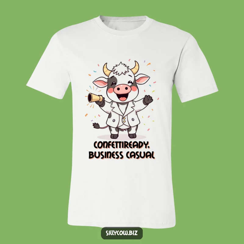 Funny Cow Blazer T-Shirt: Wear Your Celebration in Style!